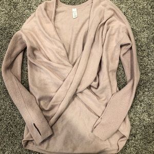 Althleta cross front sweater